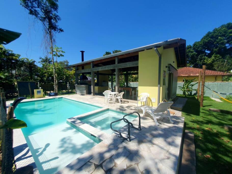 Itamambuca A Beira Mar Com Piscina Villa Ubatuba Eksteriør billede